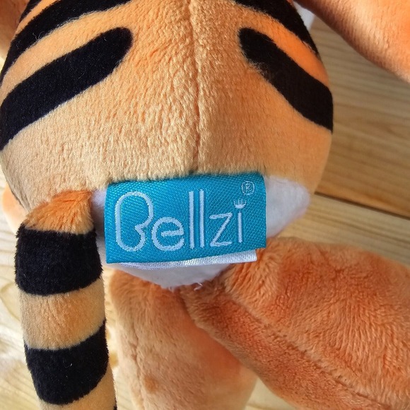 Bellzi Tiger Plush Orange Stuffed Animal Kawaii Discontinued Soft Toy Gift‎ Kids - Picture 6 of 10